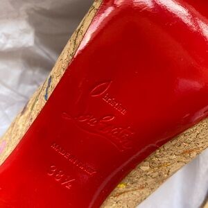 Size 8.5 red bottoms asking price $300 willing to take $285